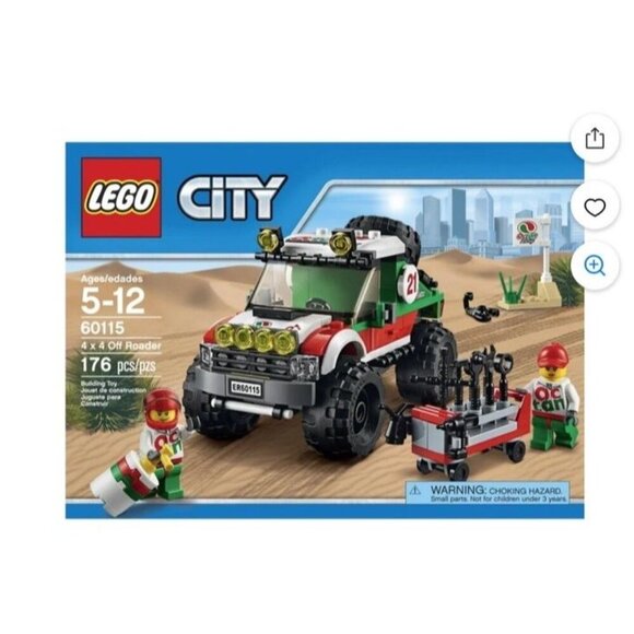 LEGO City Great Vehicles 4 x 4 Off Roader Kit (176 Piece) - Picture 1 of 4